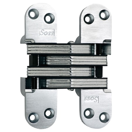 Soss Door Invisible Hinge, 1-3/4 in-2 in Door Thickness, US15 218US15